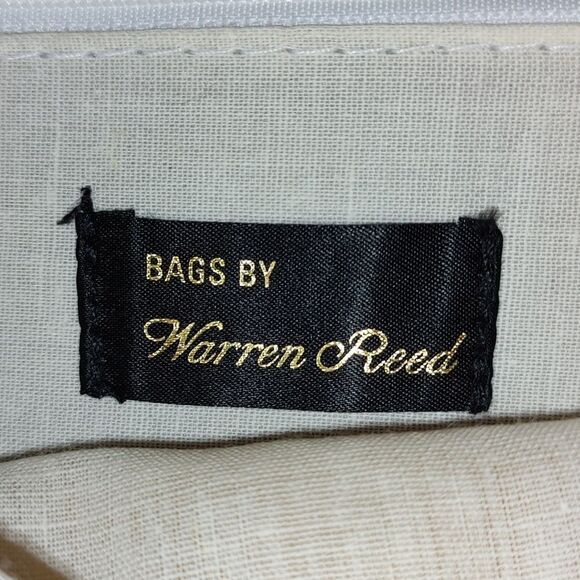 Warren Reed white metal mesh handbag purse - Picture 5 of 5